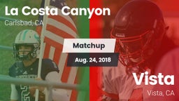 Matchup: La Costa Canyon vs. Vista  2018