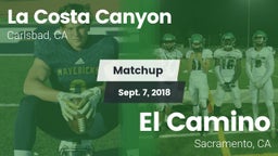 Matchup: La Costa Canyon vs. El Camino  2018