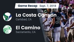 Recap: La Costa Canyon  vs. El Camino  2018
