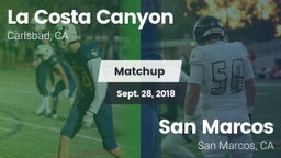 Matchup: La Costa Canyon vs. San Marcos  2018