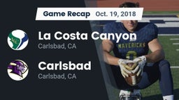 Recap: La Costa Canyon  vs. Carlsbad  2018
