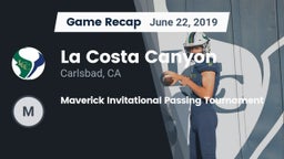 Recap: La Costa Canyon  vs. Maverick Invitational Passing Tournament 2019