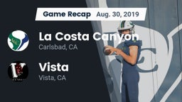 Recap: La Costa Canyon  vs. Vista  2019