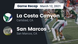 Recap: La Costa Canyon  vs. San Marcos  2021