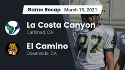 Recap: La Costa Canyon  vs. El Camino  2021