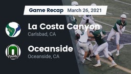 Recap: La Costa Canyon  vs. Oceanside  2021