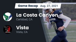 Recap: La Costa Canyon  vs. Vista  2021