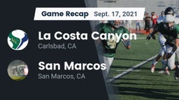 Recap: La Costa Canyon  vs. San Marcos  2021