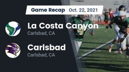 Recap: La Costa Canyon  vs. Carlsbad  2021