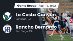 Recap: La Costa Canyon  vs. Rancho Bernardo  2022