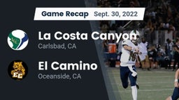 Recap: La Costa Canyon  vs. El Camino  2022