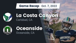 Recap: La Costa Canyon  vs. Oceanside  2022
