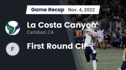 Recap: La Costa Canyon  vs. First Round CIF 2022