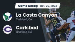 Recap: La Costa Canyon  vs. Carlsbad  2023