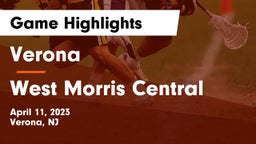 Verona  vs West Morris Central  Game Highlights - April 11, 2023