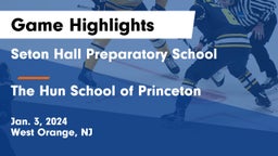 Seton Hall Preparatory School  vs The Hun School of Princeton Game Highlights - Jan. 3, 2024