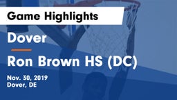 Dover  vs Ron Brown HS (DC) Game Highlights - Nov. 30, 2019