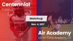 Matchup: Centennial High vs. Air Academy  2017