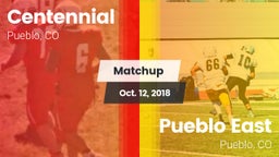 Matchup: Centennial High vs. Pueblo East  2018