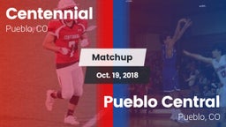 Matchup: Centennial High vs. Pueblo Central  2018