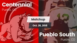 Matchup: Centennial High vs. Pueblo South  2018