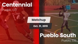 Matchup: Centennial High vs. Pueblo South  2019