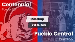 Matchup: Centennial High vs. Pueblo Central  2020