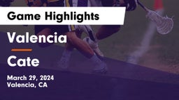 Valencia  vs Cate  Game Highlights - March 29, 2024