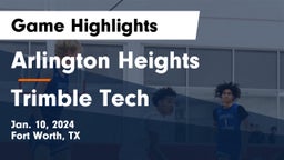 Arlington Heights  vs Trimble Tech  Game Highlights - Jan. 10, 2024