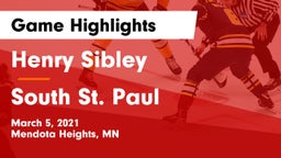 Henry Sibley  vs South St. Paul  Game Highlights - March 5, 2021