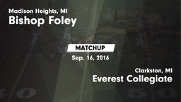 Matchup: Bishop Foley vs. Everest Collegiate  2016