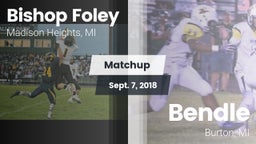 Matchup: Bishop Foley vs. Bendle  2018