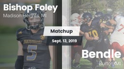 Matchup: Bishop Foley vs. Bendle  2019