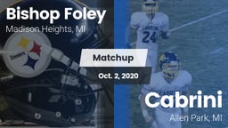 Matchup: Bishop Foley vs. Cabrini  2020