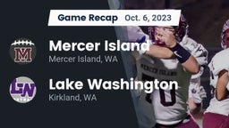 Recap: Mercer Island  vs. Lake Washington  2023