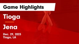 Tioga  vs Jena  Game Highlights - Dec. 29, 2023
