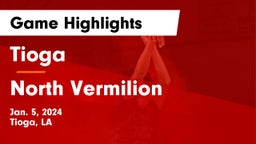 Tioga  vs North Vermilion  Game Highlights - Jan. 5, 2024