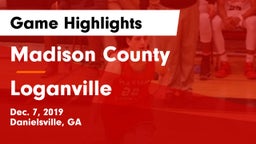 Madison County  vs Loganville  Game Highlights - Dec. 7, 2019