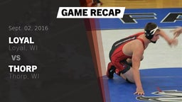 Recap: Loyal  vs. Thorp  2016