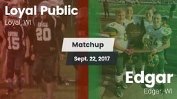 Matchup: Loyal Public High vs. Edgar  2017