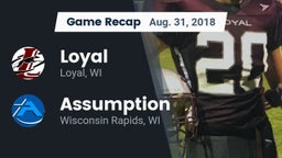 Recap: Loyal  vs. Assumption  2018