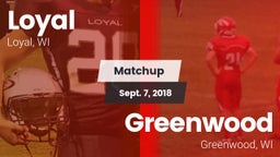 Matchup: Loyal  vs. Greenwood  2018