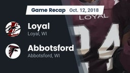 Recap: Loyal  vs. Abbotsford  2018