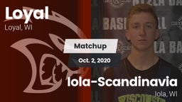 Matchup: Loyal  vs. Iola-Scandinavia  2020