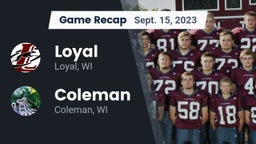 Recap: Loyal  vs. Coleman  2023