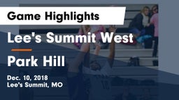 Lee's Summit West  vs Park Hill  Game Highlights - Dec. 10, 2018