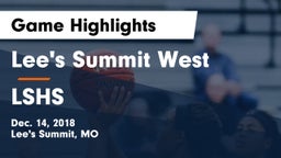 Lee's Summit West  vs LSHS Game Highlights - Dec. 14, 2018