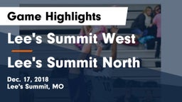 Lee's Summit West  vs Lee's Summit North  Game Highlights - Dec. 17, 2018