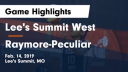 Lee's Summit West  vs Raymore-Peculiar  Game Highlights - Feb. 14, 2019