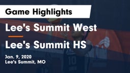 Lee's Summit West  vs Lee's Summit HS Game Highlights - Jan. 9, 2020